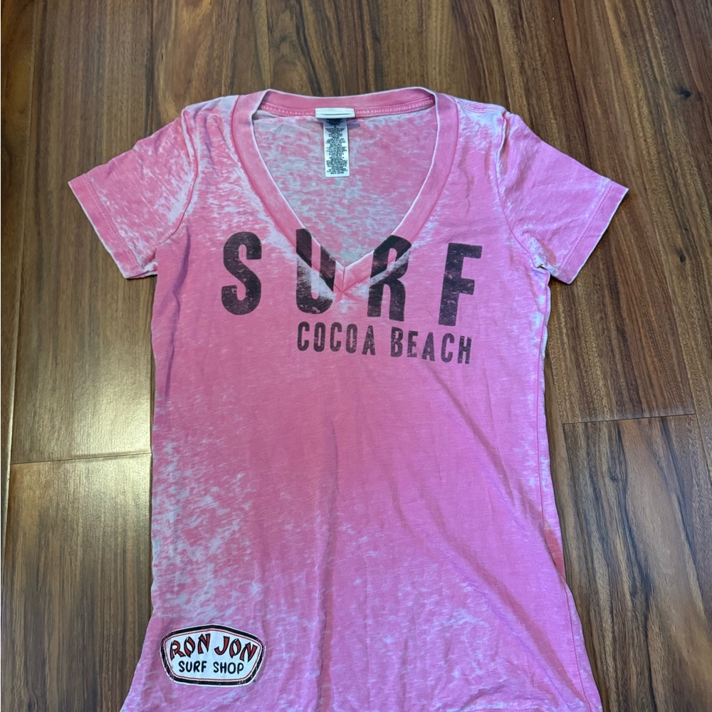 Pink Surf Cocoa Beach T-Shirt
